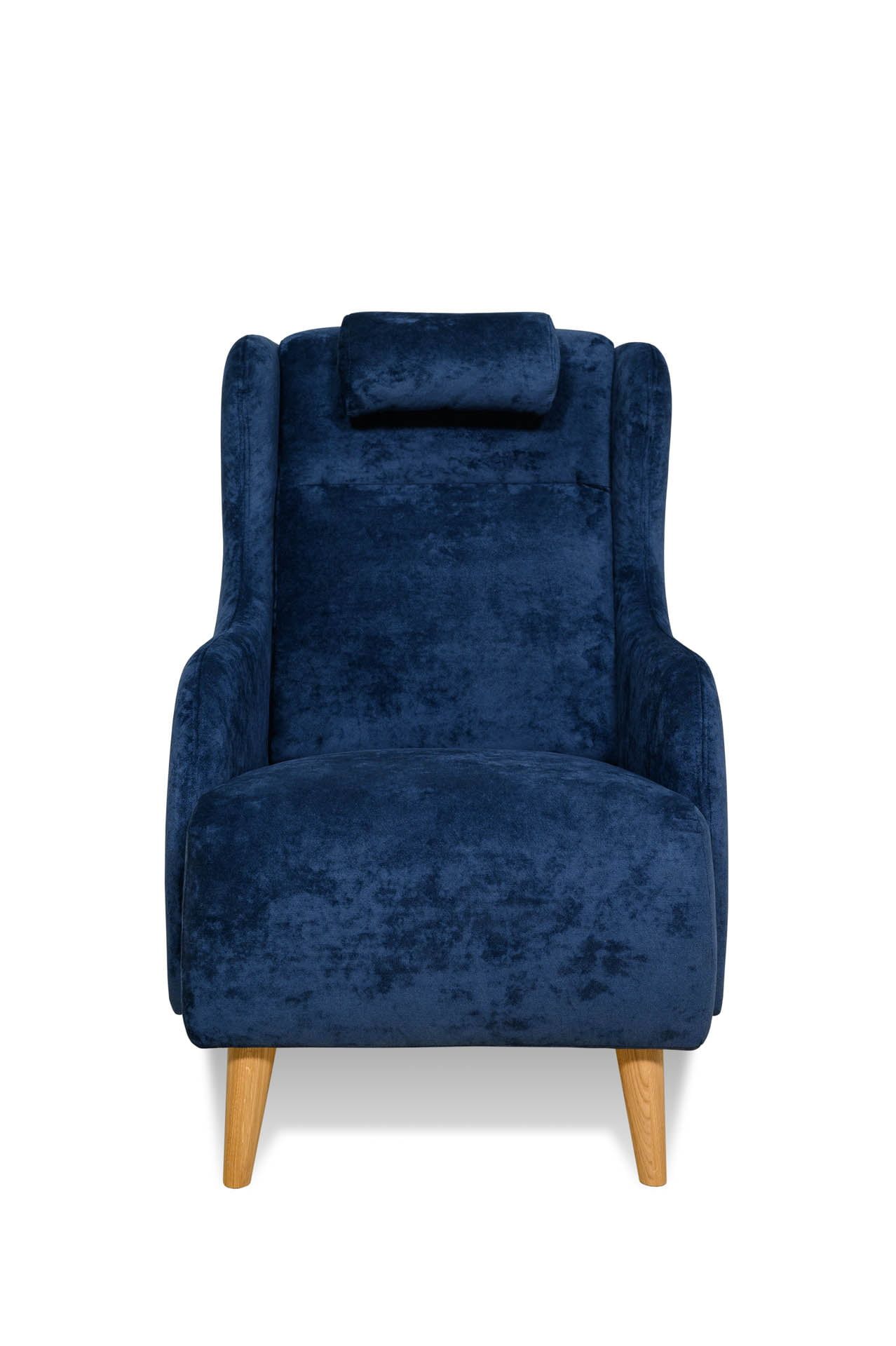 LUCIA chair front (Havana 16 blue)